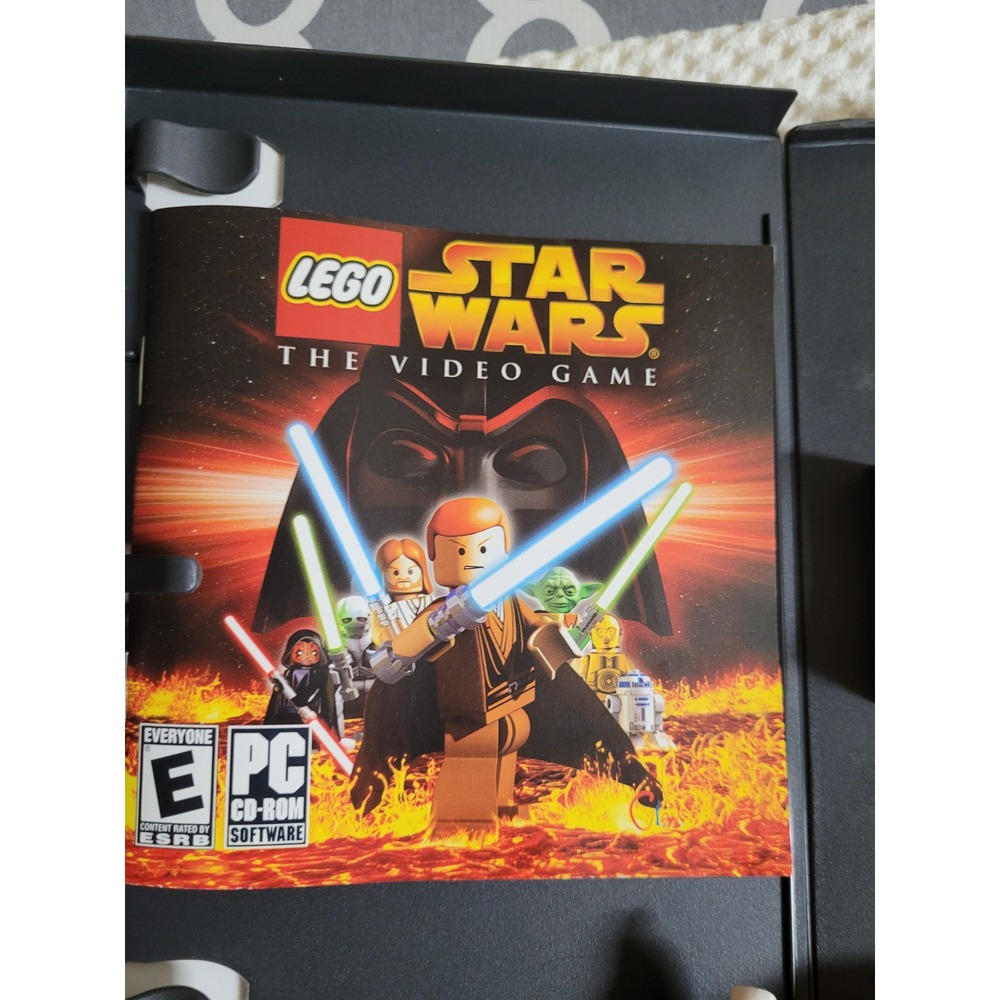 LEGO Star Wars The Video Game PC CD-ROM 2005 Eidos LucasArts Prequel Trilogy - Picture 3 of 5